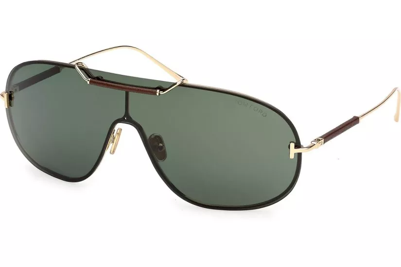Tom Ford TYLER-02 (FT1309-30N) | Unisex Yeşil Güneş Gözlüğü